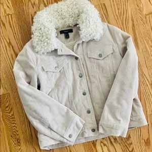 Beige Corduroy Jacket